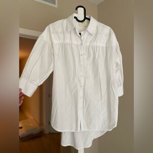 Maeve from Anthropologie White Blouse
